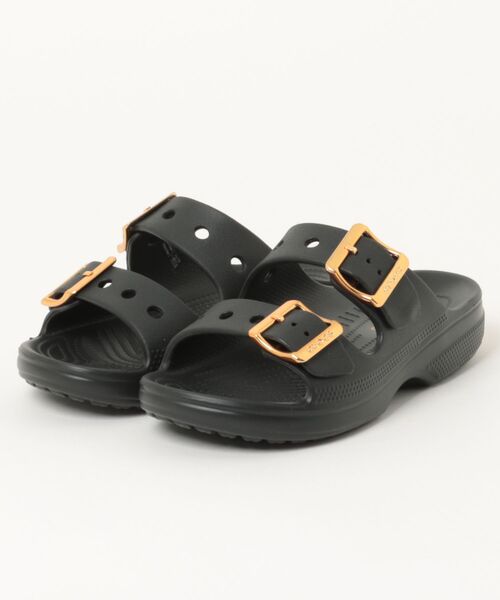 crocs（クロックス） サンダル サタデー メタリックバックル サンダル
