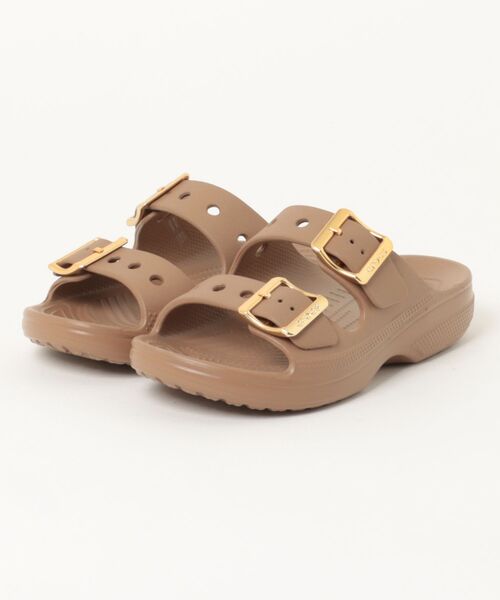 crocs（クロックス） サンダル サタデー メタリックバックル サンダル