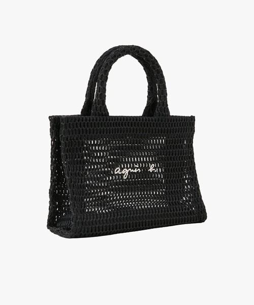 agnes b.（アニエスベー） トートバッグ ナイロン メッシュ スモール