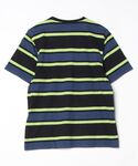 「STUSSY」 ボーダー柄半袖Tシャツ S ...の詳細画像1
