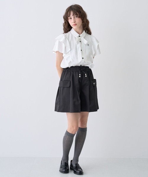 pom ponette junior（ポンポネット ジュニア） ワイドパンツ ハーフ