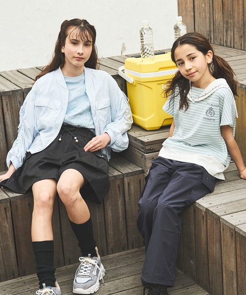 pom ponette junior（ポンポネット ジュニア） ワイドパンツ ハーフ