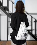 デイバック リュック 可愛く丈夫な リボン柄 ...の詳細画像1