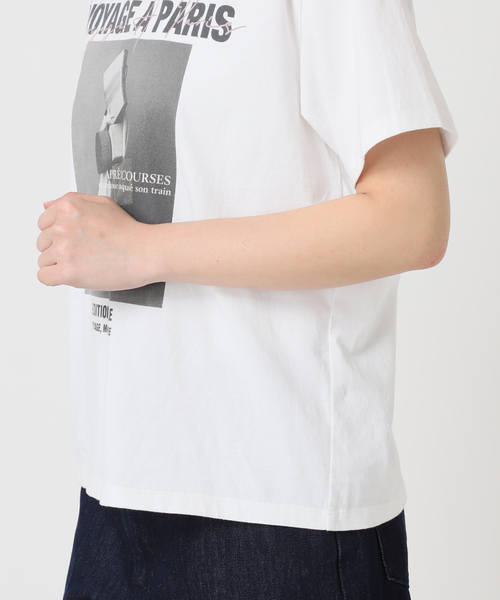 tシャツ TRICOMER/トリコメル VOYAGE A PARIS GIRL TEE レディースの画像