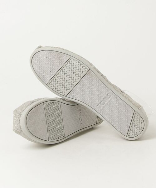 「TOMS」 シューズ 23cm グレー レディース_画像3
