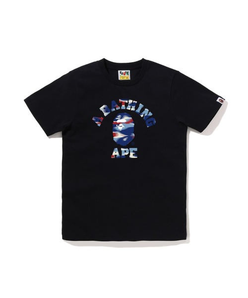 tシャツ SCREEN CAMO COLLEGE TEE レディースの画像