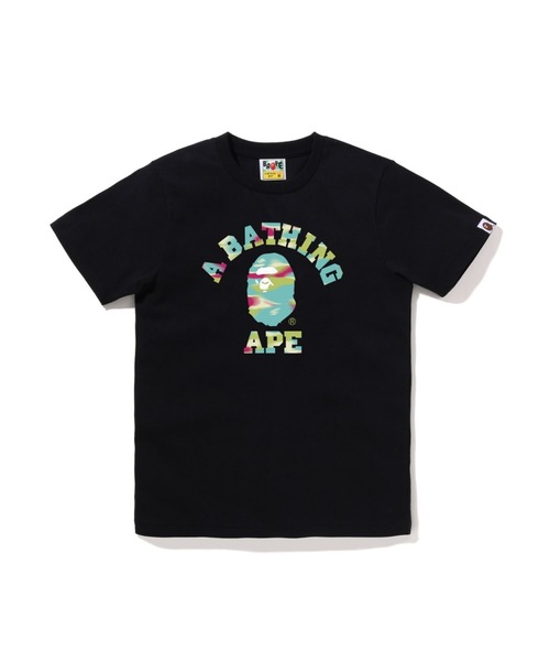 tシャツ SCREEN CAMO COLLEGE TEE レディースの画像