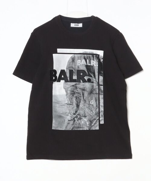 BALR.（ボーラー） 半袖Tシャツ S ブラック メンズ : ZOZOTOWN Yahoo