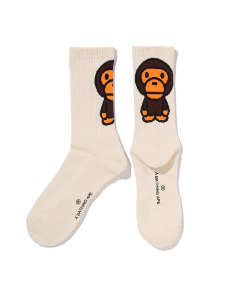 A BATHING APE（アベイシングエイプ） 靴下 BABY MILO SOCKS UNDERWEAR