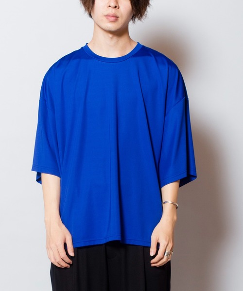 「NO ID.」 半袖Tシャツ ONE SIZE ライトブルー メンズ_画像8