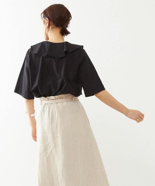 「MELROSE claire」 フレアスカート M ネイビー レディース_画像2