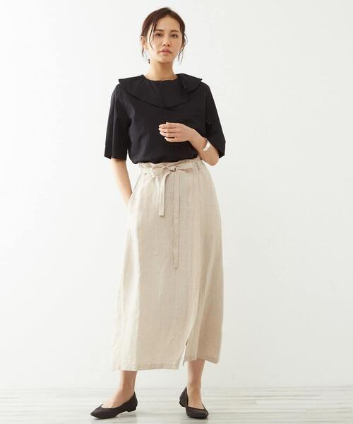 「MELROSE claire」 フレアスカート M ネイビー レディース_画像5
