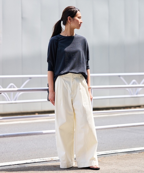 「FRAMeWORK」 チノパンツ 40 ベージュ レディース_画像2