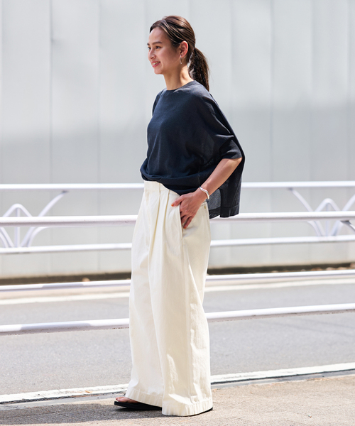 「FRAMeWORK」 チノパンツ 40 ベージュ レディース_画像3