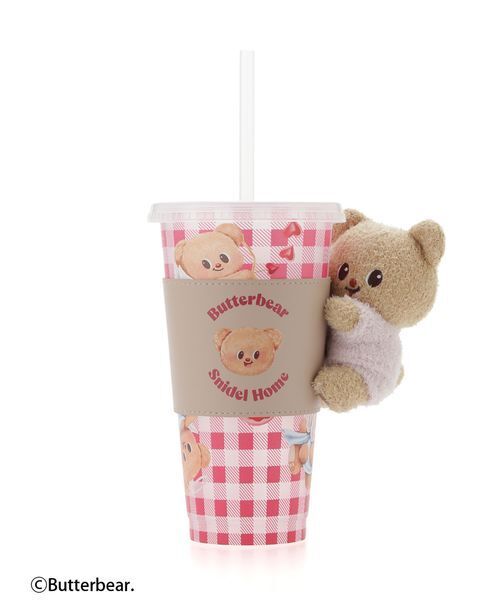 スナイデル×バターベア タンブラー ピンク ぬいぐるみマスコット SNIDEL HOME タンブラー 「BUTTERBEAR」タンブラー : ZOZOTOWN Yahoo
