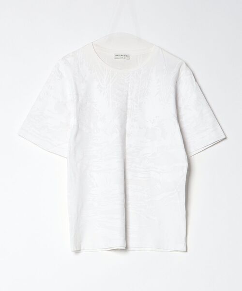 BALENCIAGA バレンシアガ 半袖Tシャツ ホワイトМ BALENCIAGA（バレンシアガ） 半袖Tシャツ L ホワイト レディース