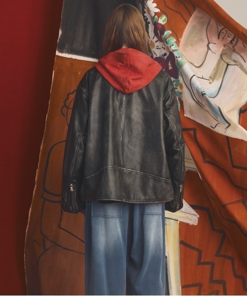 MAISON SPECIAL（メゾンスペシャル） 革ジャン ライダース 「UNISEX