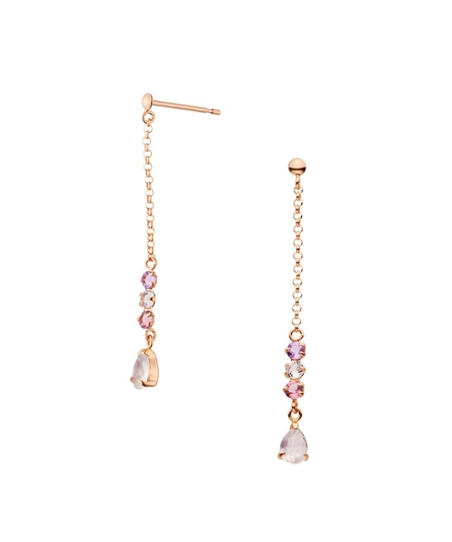 va vendome aoyama ピアス K10ピンクゴールド ローズクォーツピアス