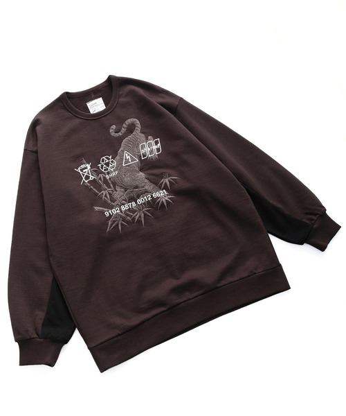 SHAREEF（シャリーフ） トレーナー スウェット 虎”emb. BIG SWEAT