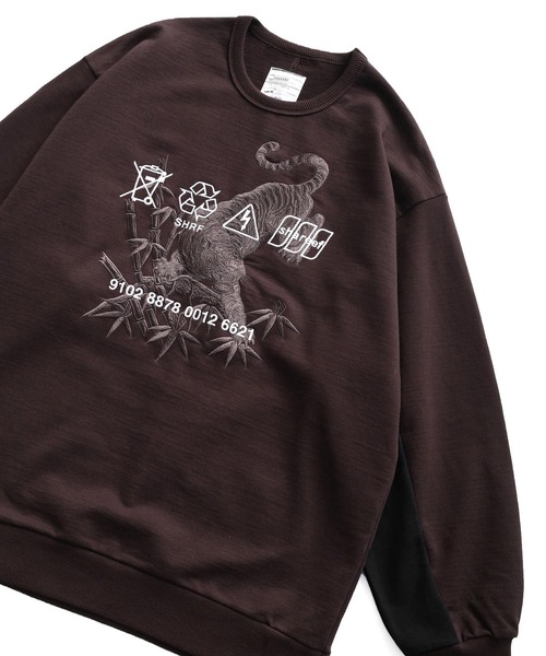 SHAREEF（シャリーフ） トレーナー スウェット 虎”emb. BIG SWEAT