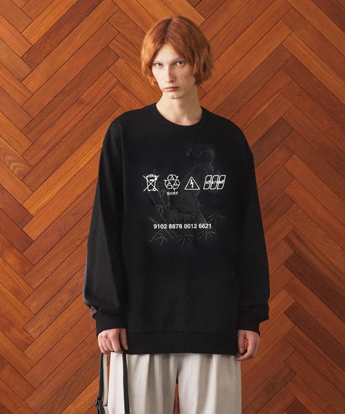 SHAREEF（シャリーフ） トレーナー スウェット 虎”emb. BIG SWEAT