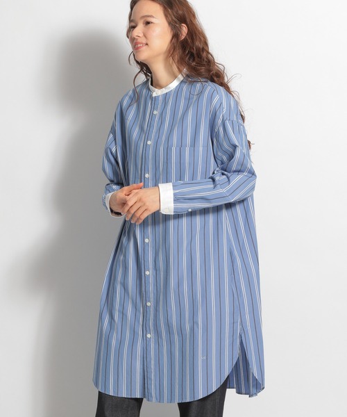 売り切れ必至 ワンピース シャツワンピース Gymphlex ジムフレックス バンドカラーシャツワンピース Zozotown Paypayモール店 通販 Paypayモール 正規店仕入れの Mail Finance Gkp Pk