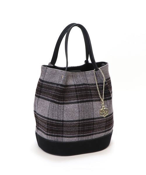 トートバッグ バッグ レディースチェック柄２ｗａｙトートバッグ Zozotown Yahoo 店 通販 Yahoo ショッピング