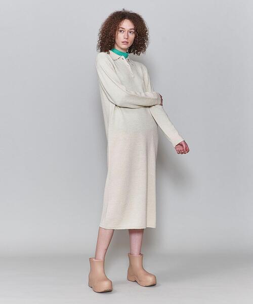 ワンピース <6(ROKU)>COLLAR KNIT DRESS/ワンピース