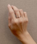指輪 リング 金属アレルギー対応 2mm一粒ジ...の詳細画像5