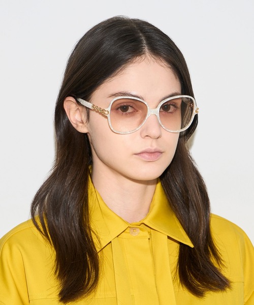 Charles&Keith バタフライサングラス CHARLES & KEITH カットアウト ダブルフレームバタフライ