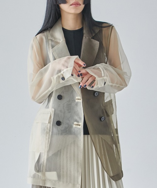 UNITED TOKYO フロントジップシアージャケット UNITED TOKYO（ユナイテッドトウキョウ）の「フロントジップ