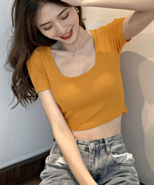 Riff（リフ） tシャツ UネックカラーT レディース : ZOZOTOWN Yahoo!店