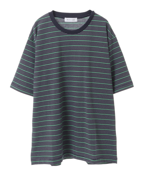 【MASTER FRAME】マルチボーダークルーネックTシャツ MASTER FRAME tシャツ 「MASTER FRAME」マルチボーダークルー