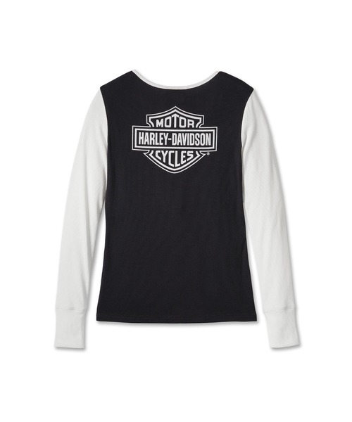 tシャツ バー＆シールドタイムレスヘンリー レディース Harley Davidson tシャツ バー＆シールドタイムレスヘンリー