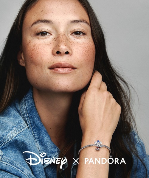 PANDORA チャーム ディズニー 魔法使いの弟子 ミッキー