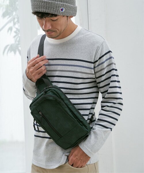 ikka（イッカ） ウエストポーチ 「雑誌MonoMax5月号掲載」メランジ