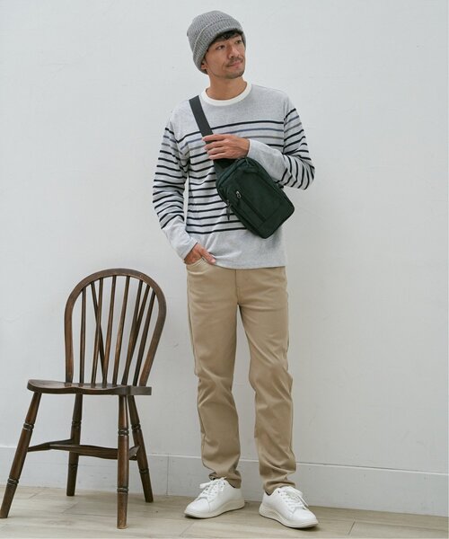 ikka（イッカ） ウエストポーチ 「雑誌MonoMax5月号掲載」メランジ