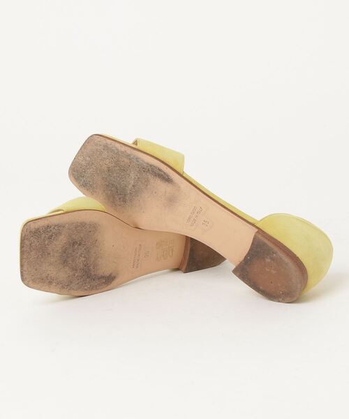 NEBULONI E」 フラットサンダル 35 イエロー レディース : 80220332  