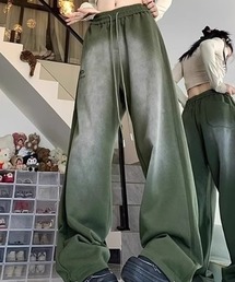DEVICE スウェットパンツ ジャージ ヴィンテージ デニムライク 
