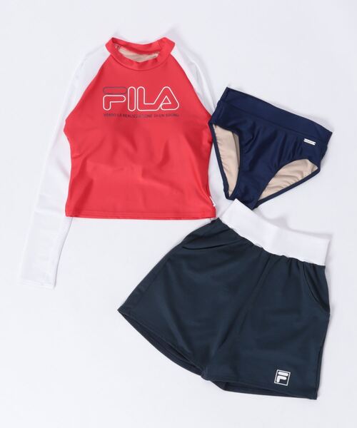 【WT】FILA/(W)婦人水着3点セット FILA（フィラ） 水着 「FILA/フィラ」レディース水着3点セット