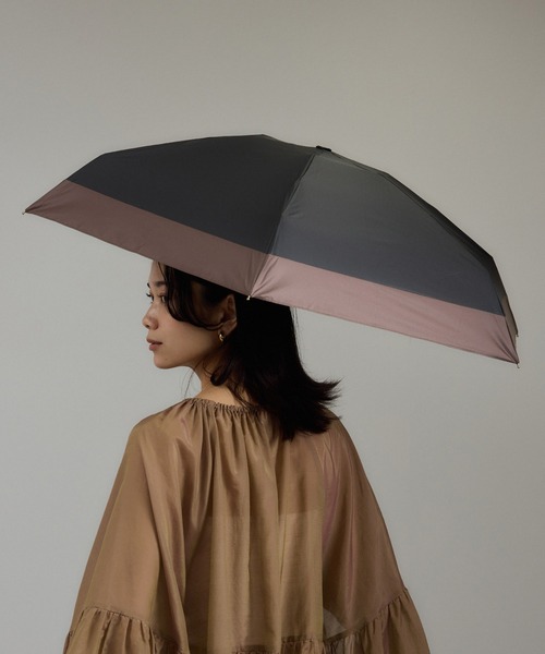 アルベロベロの日傘 AM544 無地 ALL IN UMBRELLA 折りたたみ傘【assa】 | ASCENTE