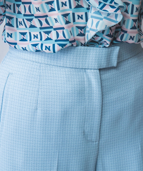 ナラカミーチェ（NARACAMICIE）/【NARACAMICIE】【セットアップスーツ対応】カラーツイードワイドパンツ NARACAMICIE（ナラカミーチェ） パンツ 「NARACAMICIE」「セットアップ