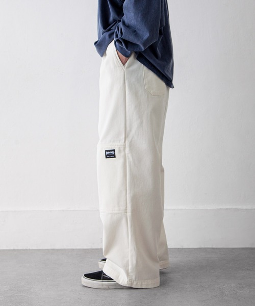 THRASHER（スラッシャー） ワイドパンツ ジーンズ カツラギ ・ デニム