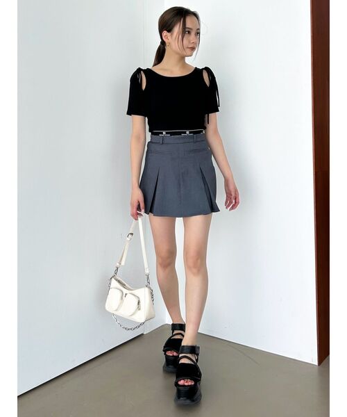 EMODA - 新品未使用 EMODA エモダ ネックレイヤーワンピース タイオーバーTシャツ セール】レイヤーポケットシャツワンピース（ワンピース
