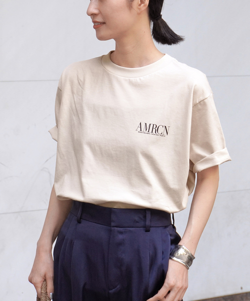 【AMERICANA/アメリカーナ】MASTERPIECE back Tsh AMERICANA tシャツ Tシャツ 「AMERICANA/アメリカーナ