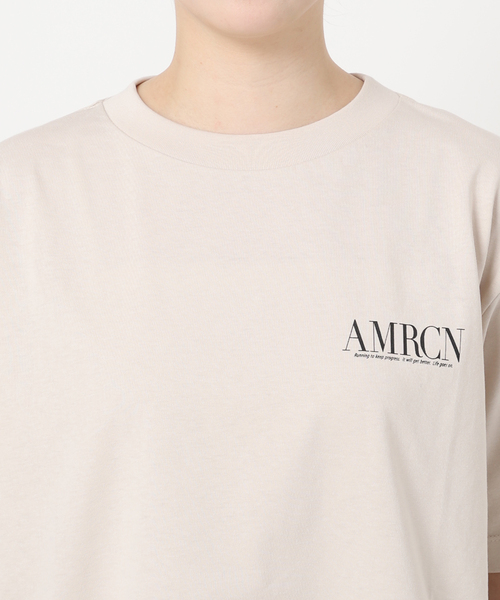 tシャツ Tシャツ レディース 「AMERICANA/アメリカーナ」MASTERPIECE back Tsh｜zozo｜22