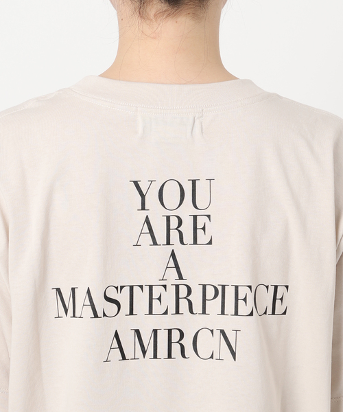 tシャツ Tシャツ レディース 「AMERICANA/アメリカーナ」MASTERPIECE back Tsh｜zozo｜23