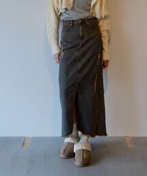 FREAK'S STORE×something ベージュ ロングスカート FREAK'S STORE（フリークスストア）の「SOMETHING × FREAK'S