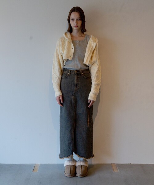 FREAK'S STORE デニムスカート SOMETHING × STORE/サムシング