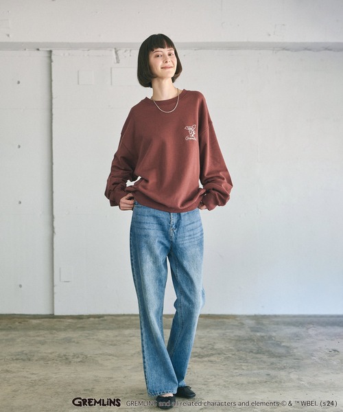 トレーナー スウェット Jumper Papillons レディース メンズ ADPOSION トレーナー スウェット 「Gremlins / グレムリン